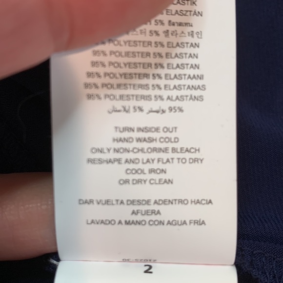 NWOT: Michael Kors sleeveless navy blue dress - Picture 10 of 10